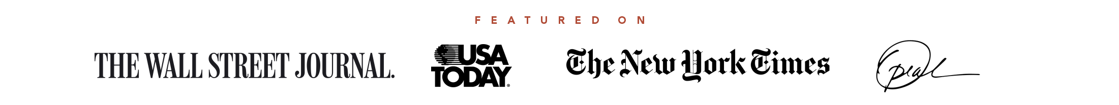 Featured_On_1 Kathy has been featured nationally on WSJ, NYT, USA Today, and Oprah